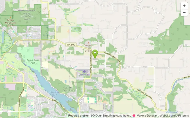 Map of Fern Prairie, Washington