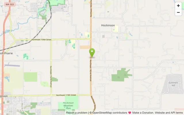 Map of Hockinson, Washington