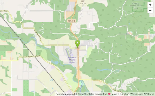 Map of Mulino, Oregon